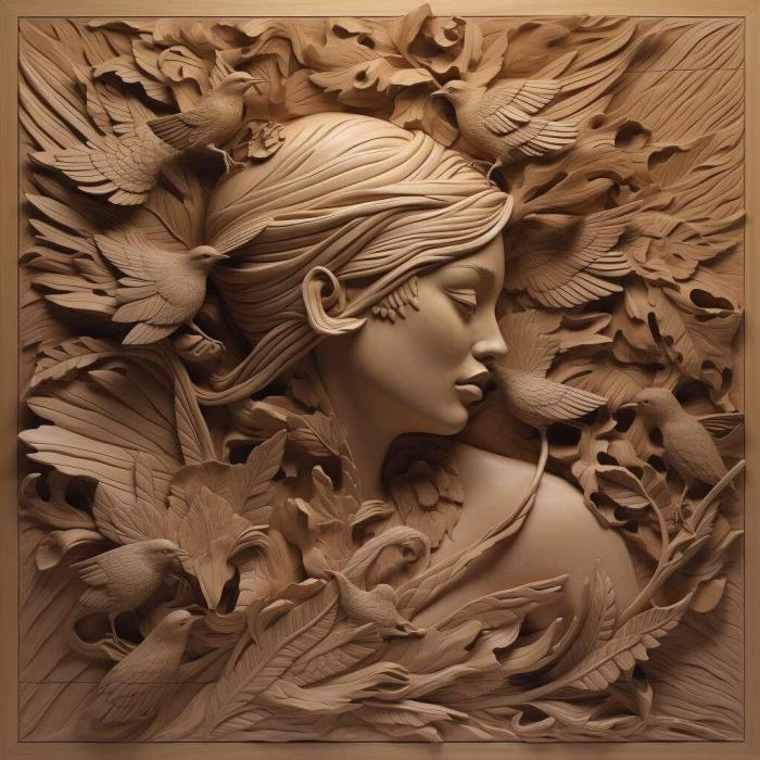 نموذج ثلاثي الأبعاد لآلة CNC 3D Art 